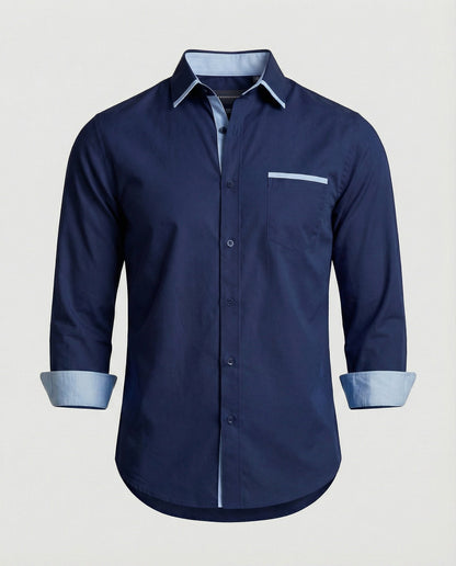 Camicia Uomo Business Collo Kent Classica