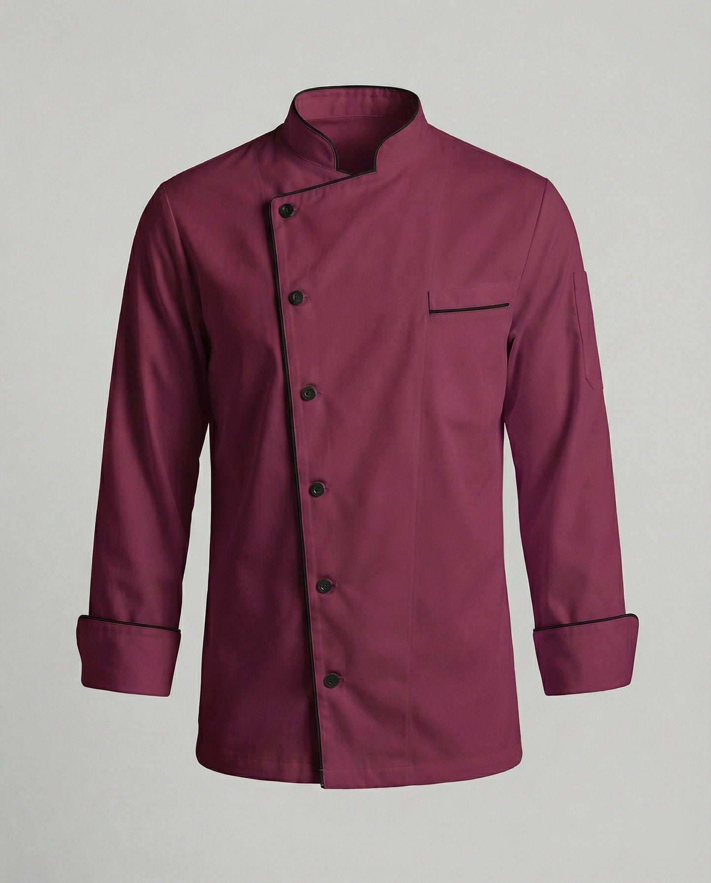 Giacca da Cuoco Uomo con Contrasto Stile Elegante