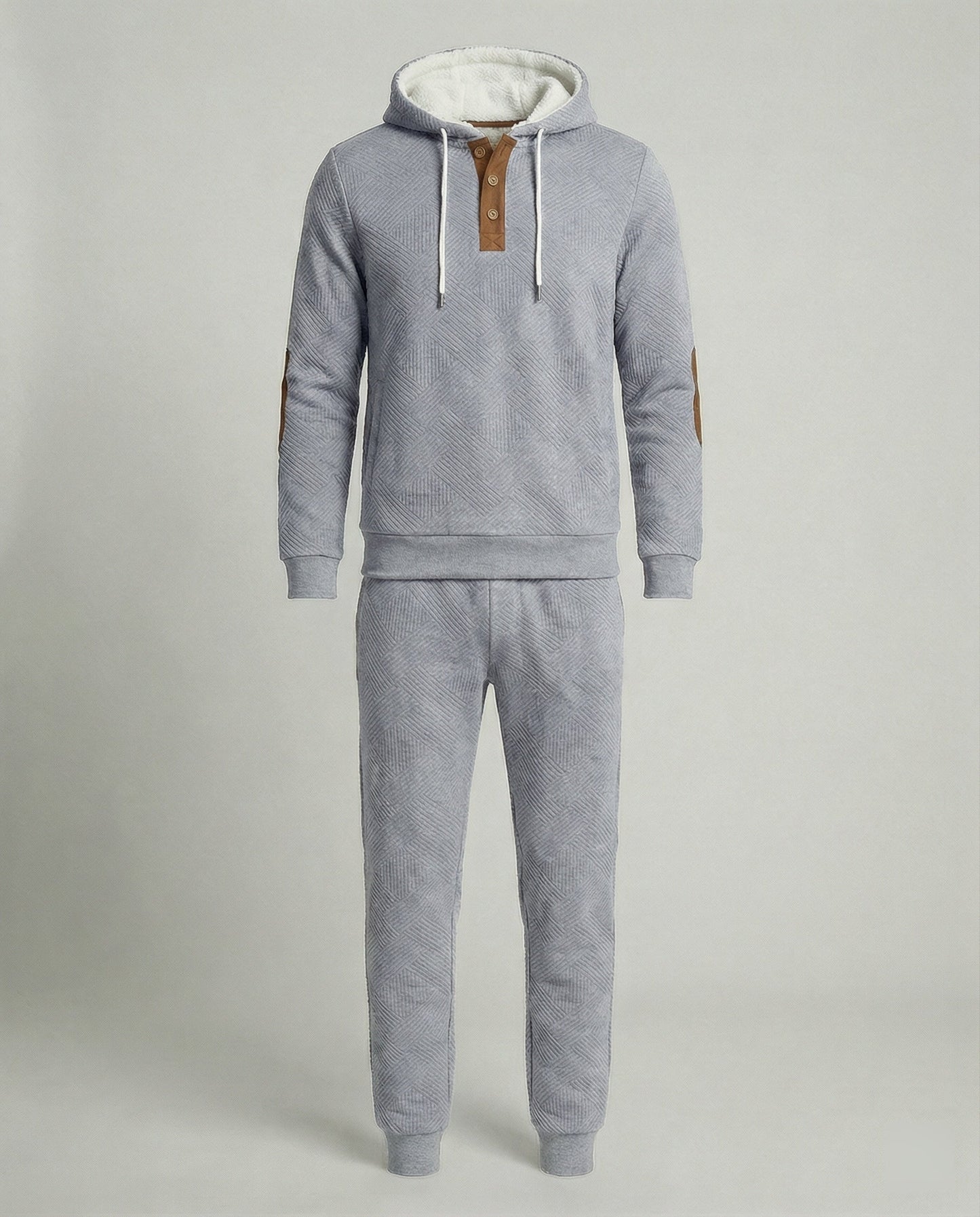Tuta Jogging Uomo Felpa con Cappuccio e Pantaloni