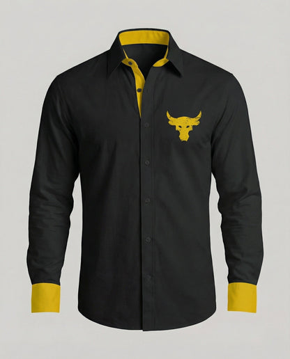 Camicia Uomo Business Cotone Collo Kent Slim Fit