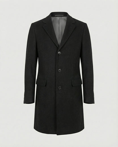 Cappotto Uomo Invernale con Rever Classico