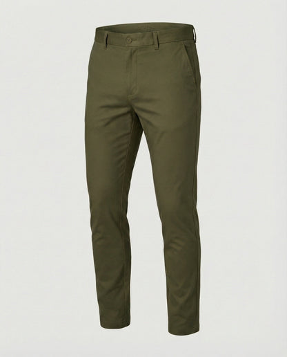 Pantaloni Chino Uomo Slim Fit Versatili