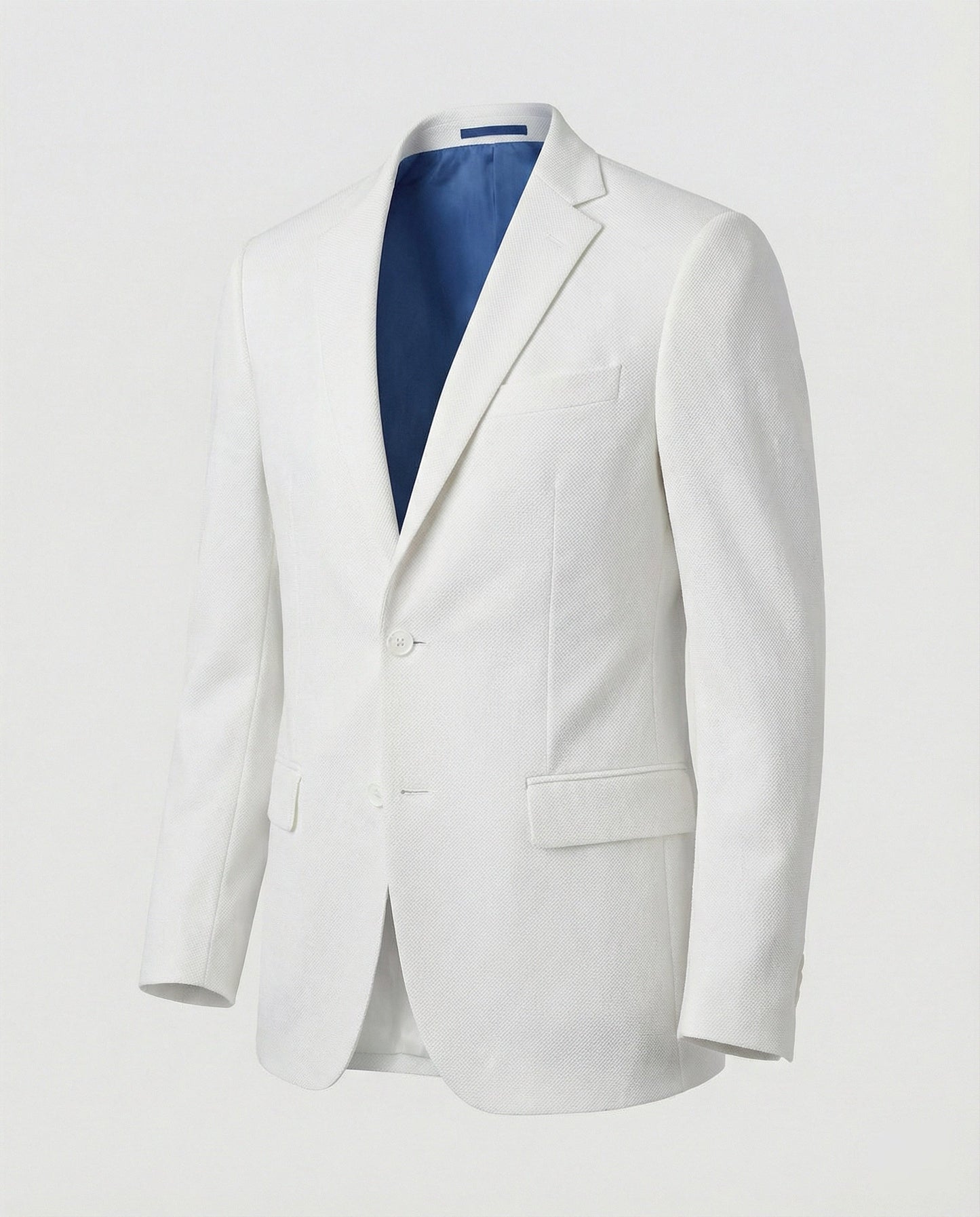 Blazer Uomo in Tessuto Strutturato Classico