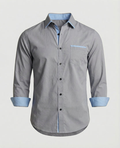 Camicia Uomo Business Collo Kent Classica - Brentozzi
