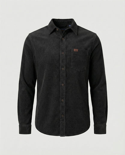 Camicia Uomo in Velluto a Costine Classica