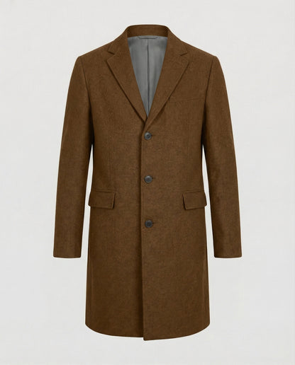 Cappotto Uomo in Lana Doppio Petto Classico