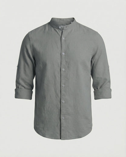 Camicia Uomo Collo Alto Regular Fit
