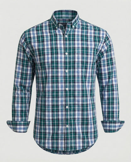 Camicia Uomo Flanella Manica Lunga Quadri