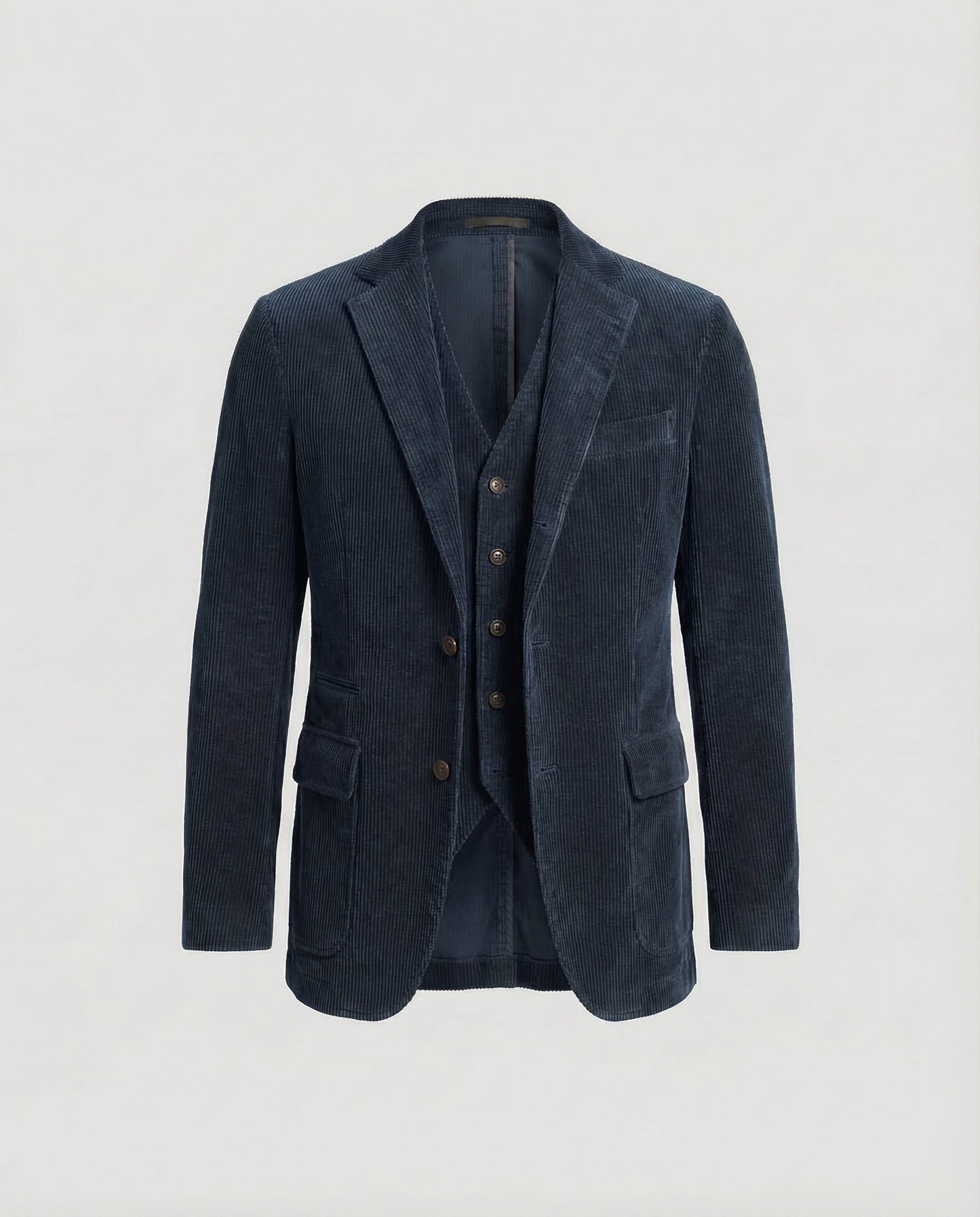 Completo Blazer Uomo in Velluto a Coste Stile Vintage