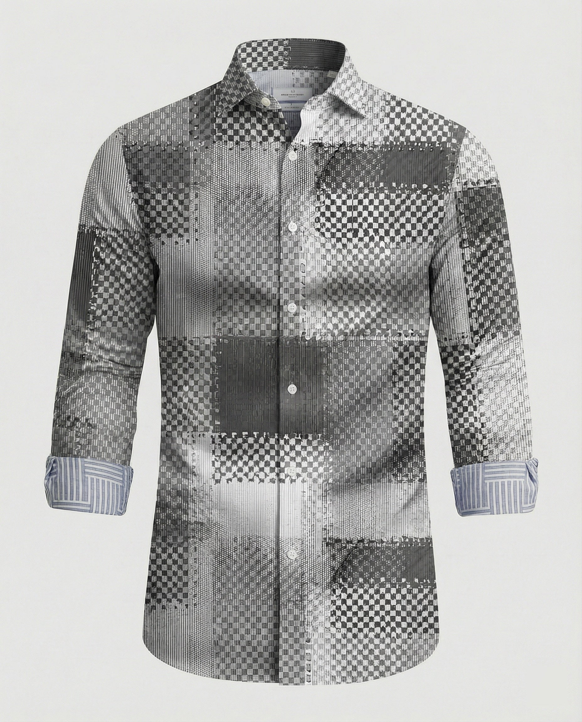 Camicia Uomo Business Manica Lunga Rigata Slim Fit - Brentozzi