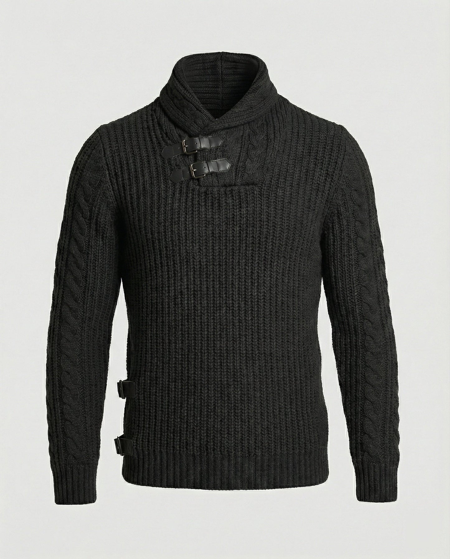 Maglione Uomo Maglia Asimmetrica Stile Casual