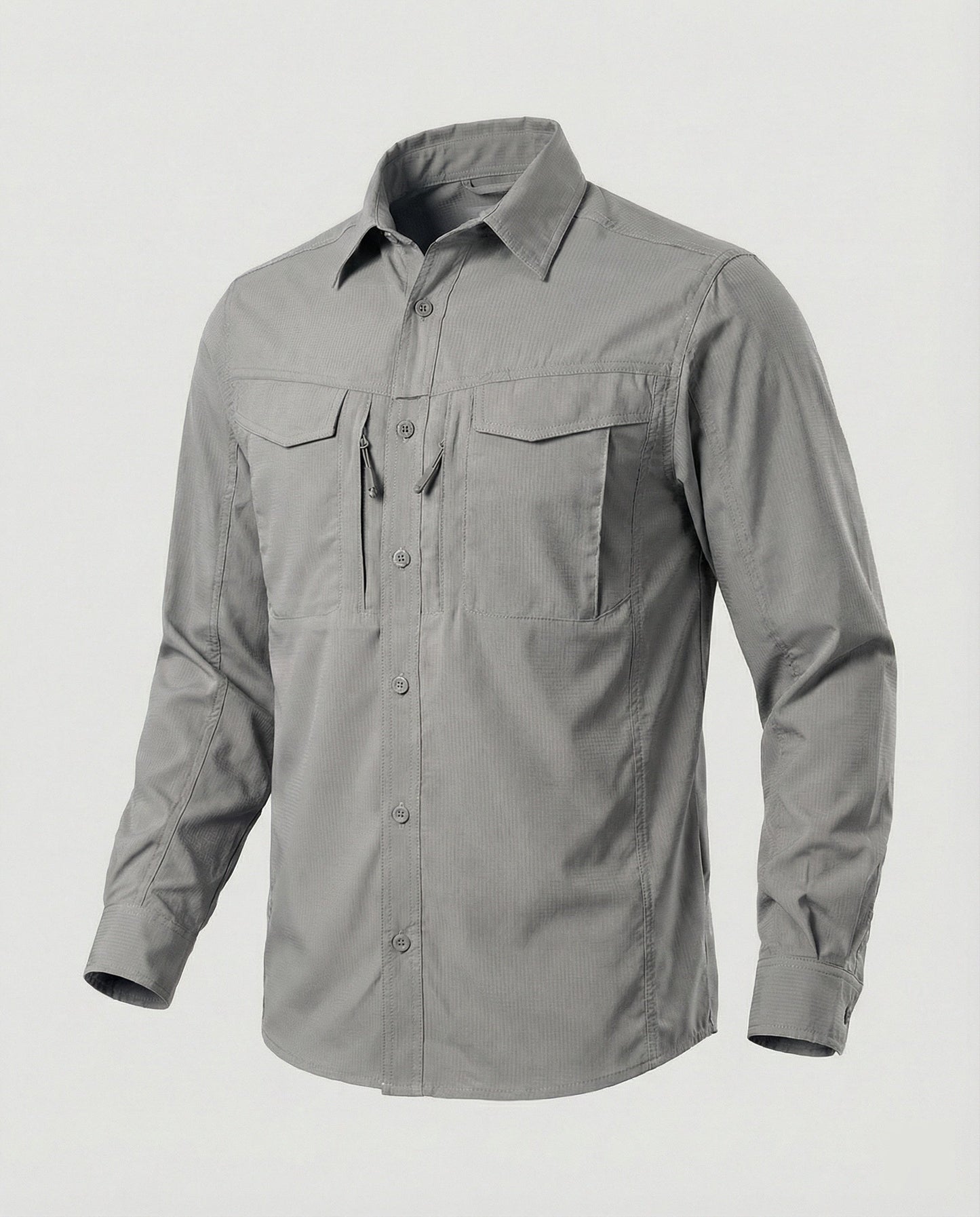 Camicia Uomo in Tessuto Tecnico Manica Lunga