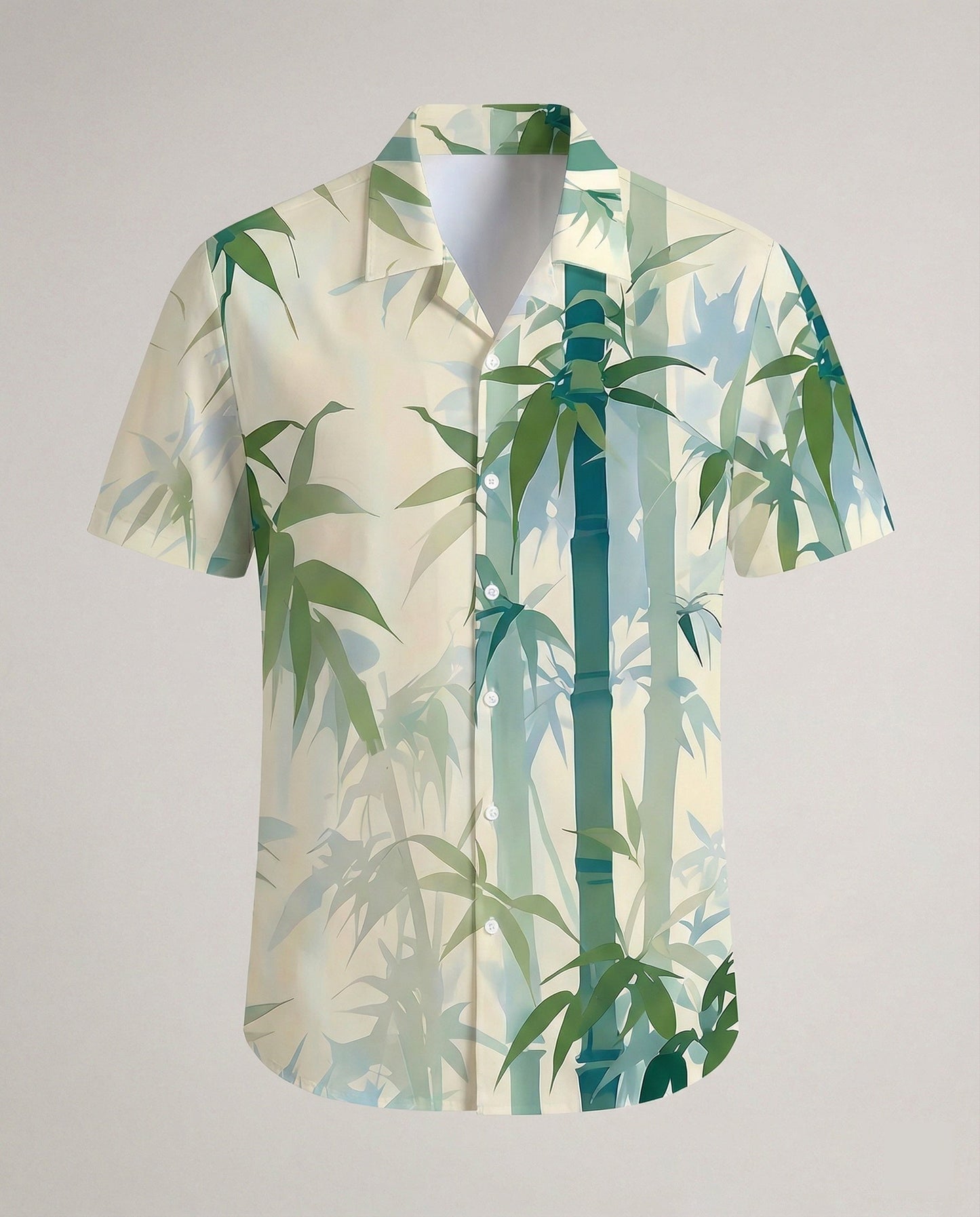 Camicia Uomo Hawaii in Viscosa Manica Corta