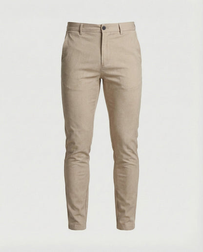 Pantaloni Uomo Slim Fit con Elastico in Vita