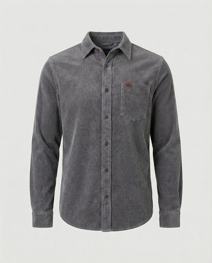 Camicia Uomo in Velluto a Costine Classica