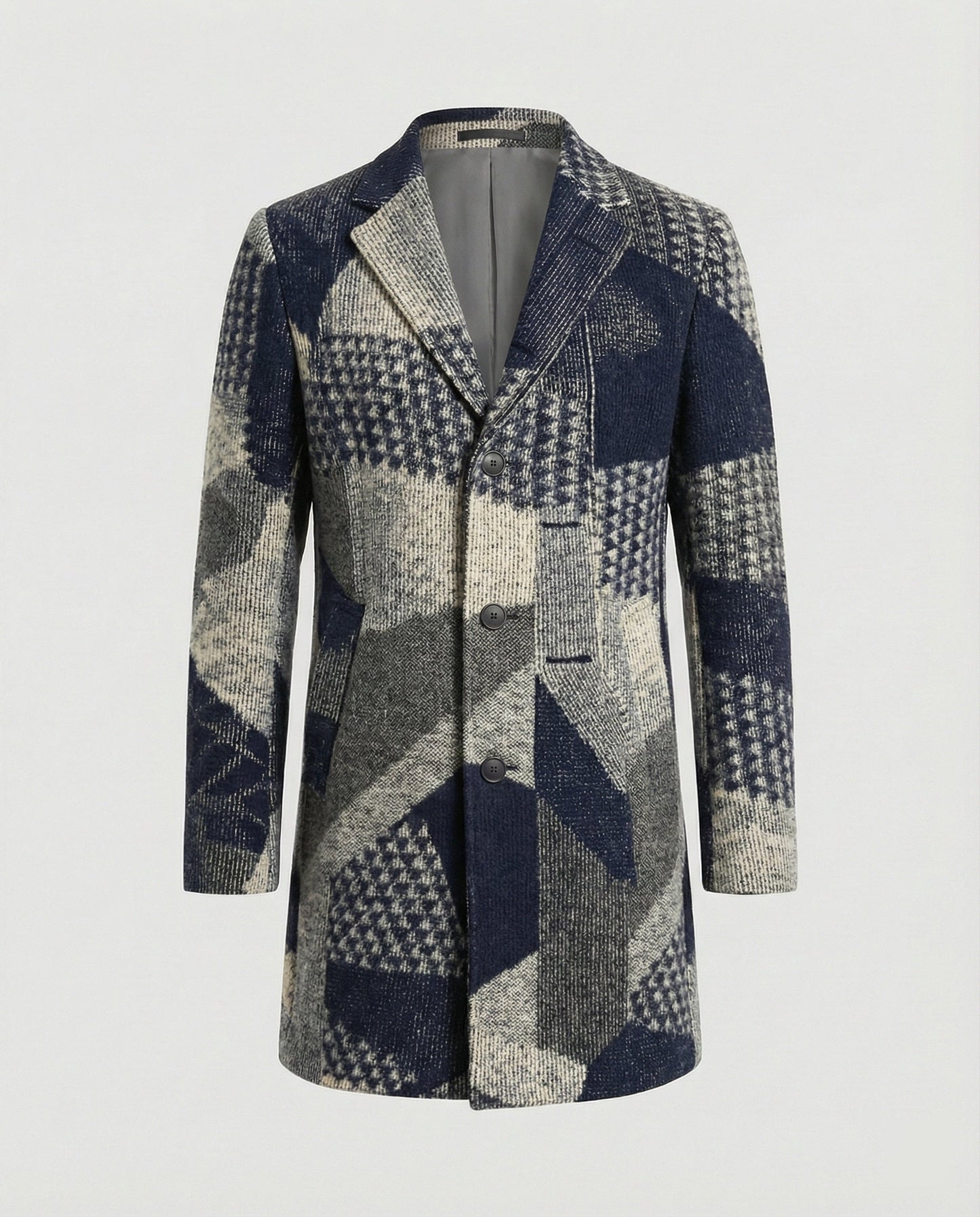 Cappotto Uomo Elegante Autunnale Classico