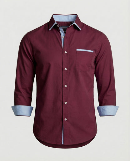 Camicia Uomo Business Collo Kent Classica