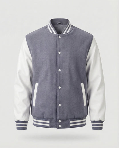 Giacca College Uomo Tessuto Tecnico Stile Sportivo