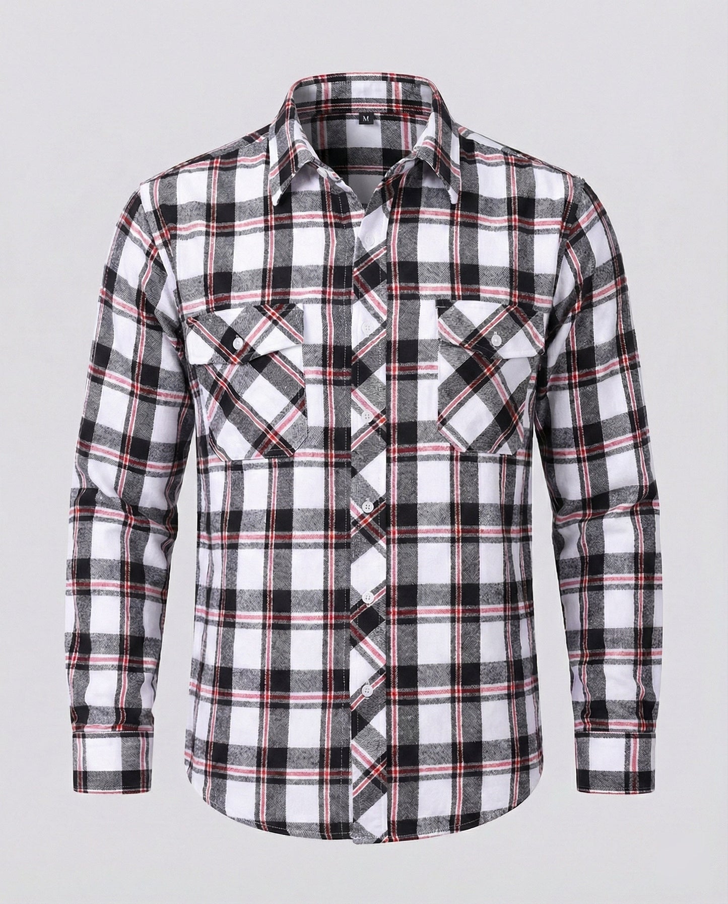 Camicia Uomo Flanella Quadri Casual