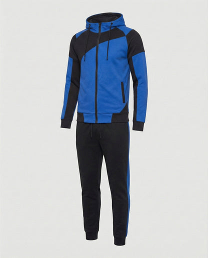 Tuta Jogging Uomo con Cappuccio Slim Fit