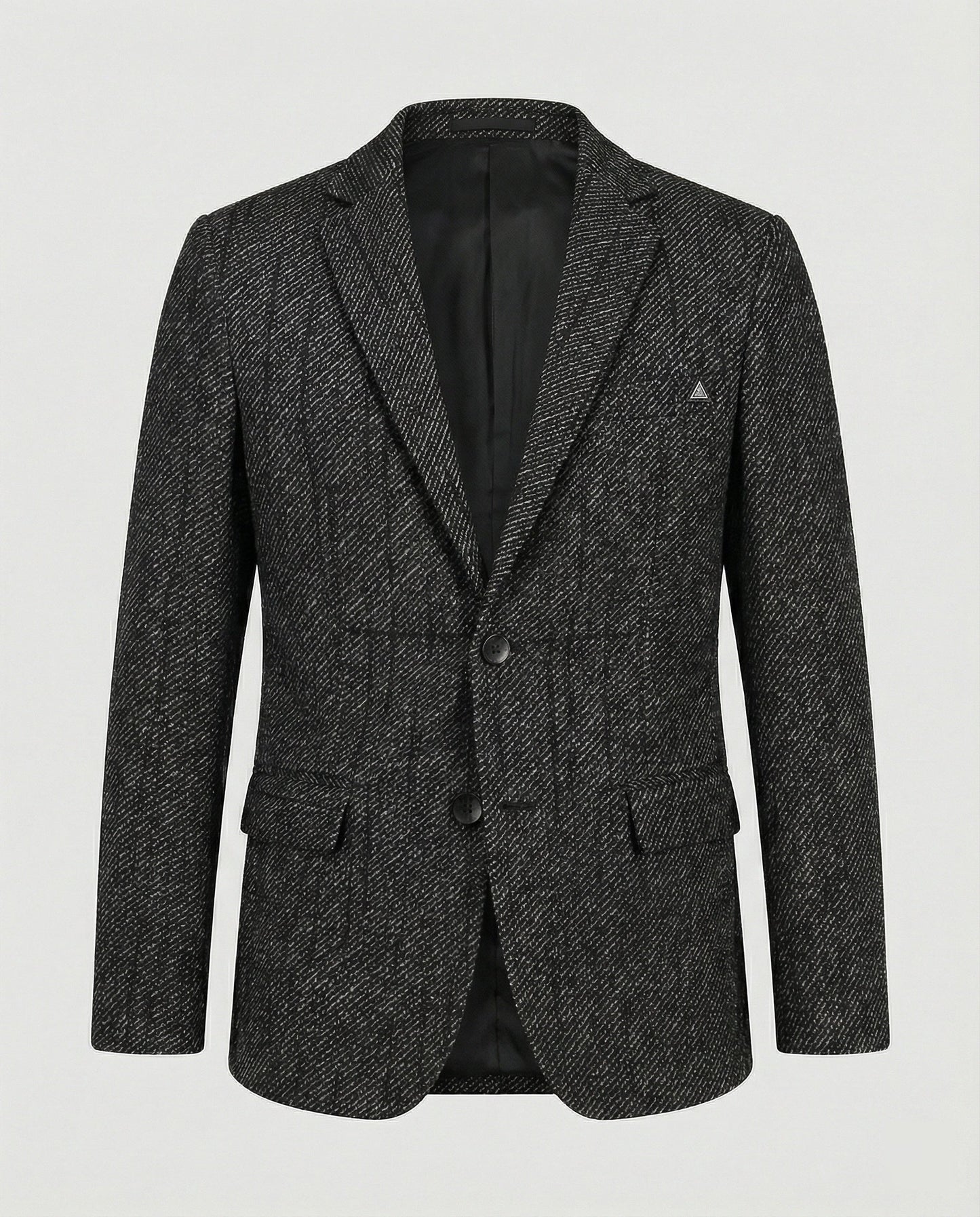 Giacca Uomo in Tweed Slim Fit Due Bottoni