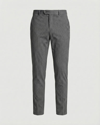 Pantaloni Uomo Eleganti Nadelstreifen con Stretch Slim Fit