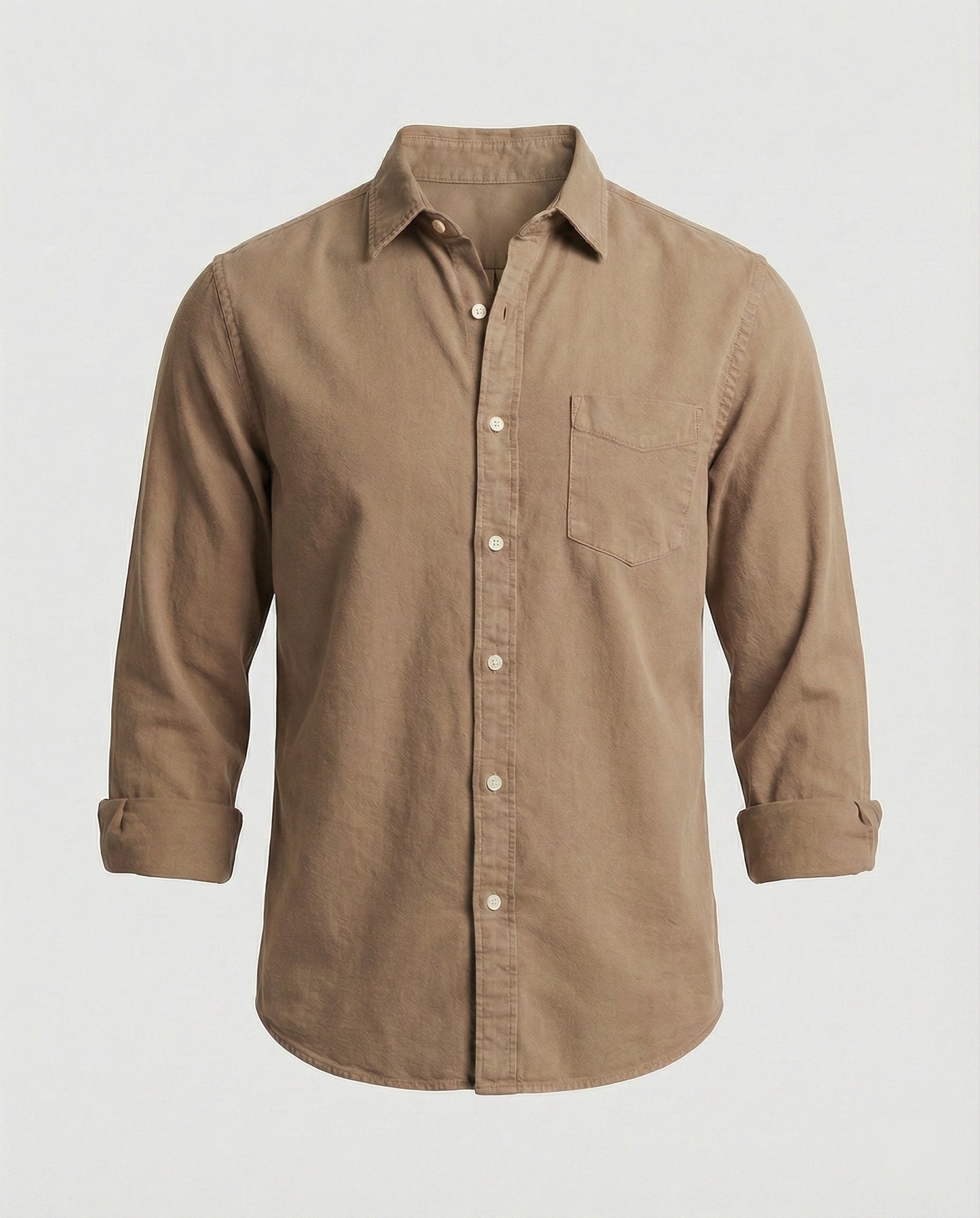 Camicia Uomo Manica Lunga Classica con Taschino