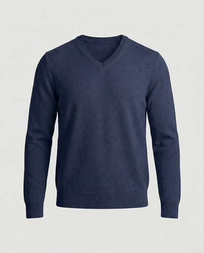 Maglione Uomo in Maglia Sottile Scollo a V