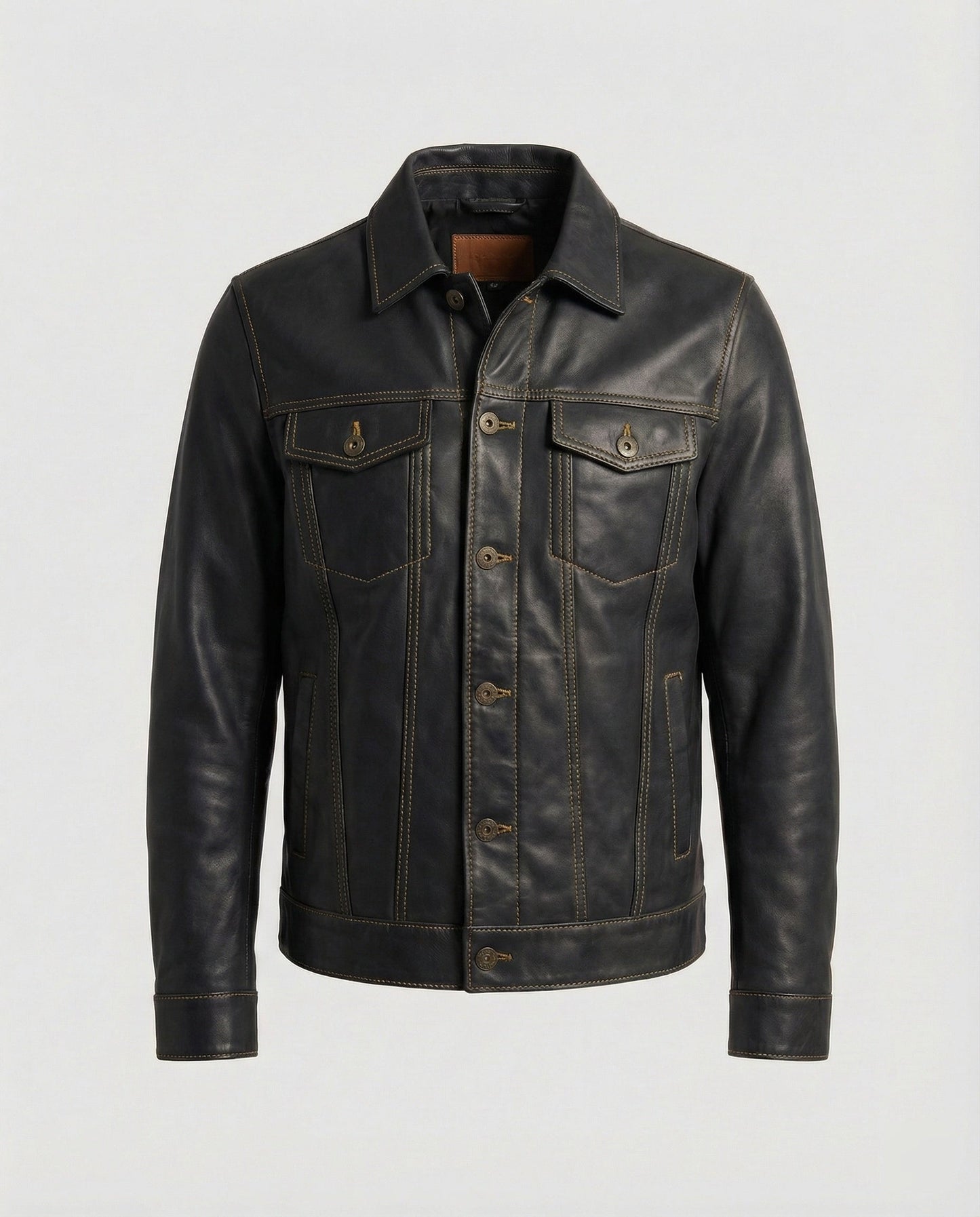 Giacca Termica Uomo in Ecopelle Regular Fit