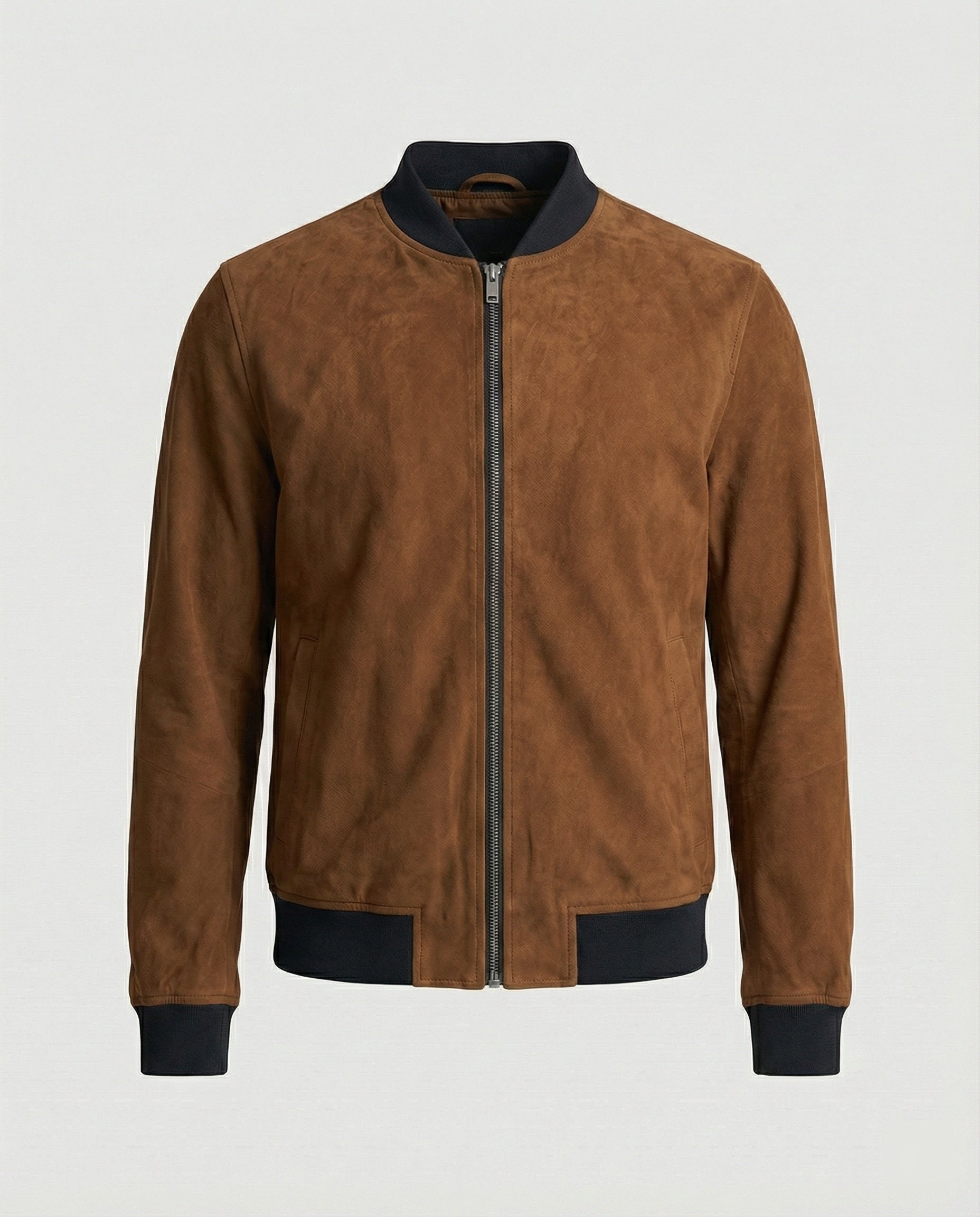 Giacca Bomber Uomo in Velour Vestibilità Classica - Brentozzi