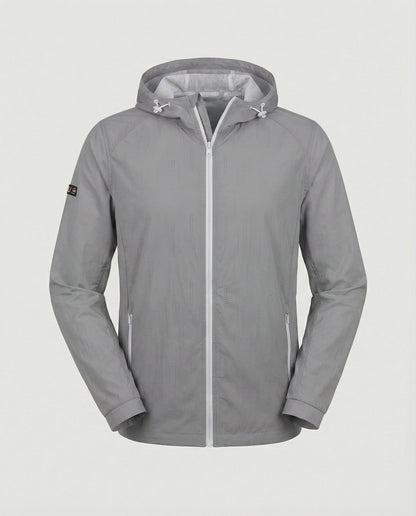 Giacca Leggera Uomo Traspirante con Zip