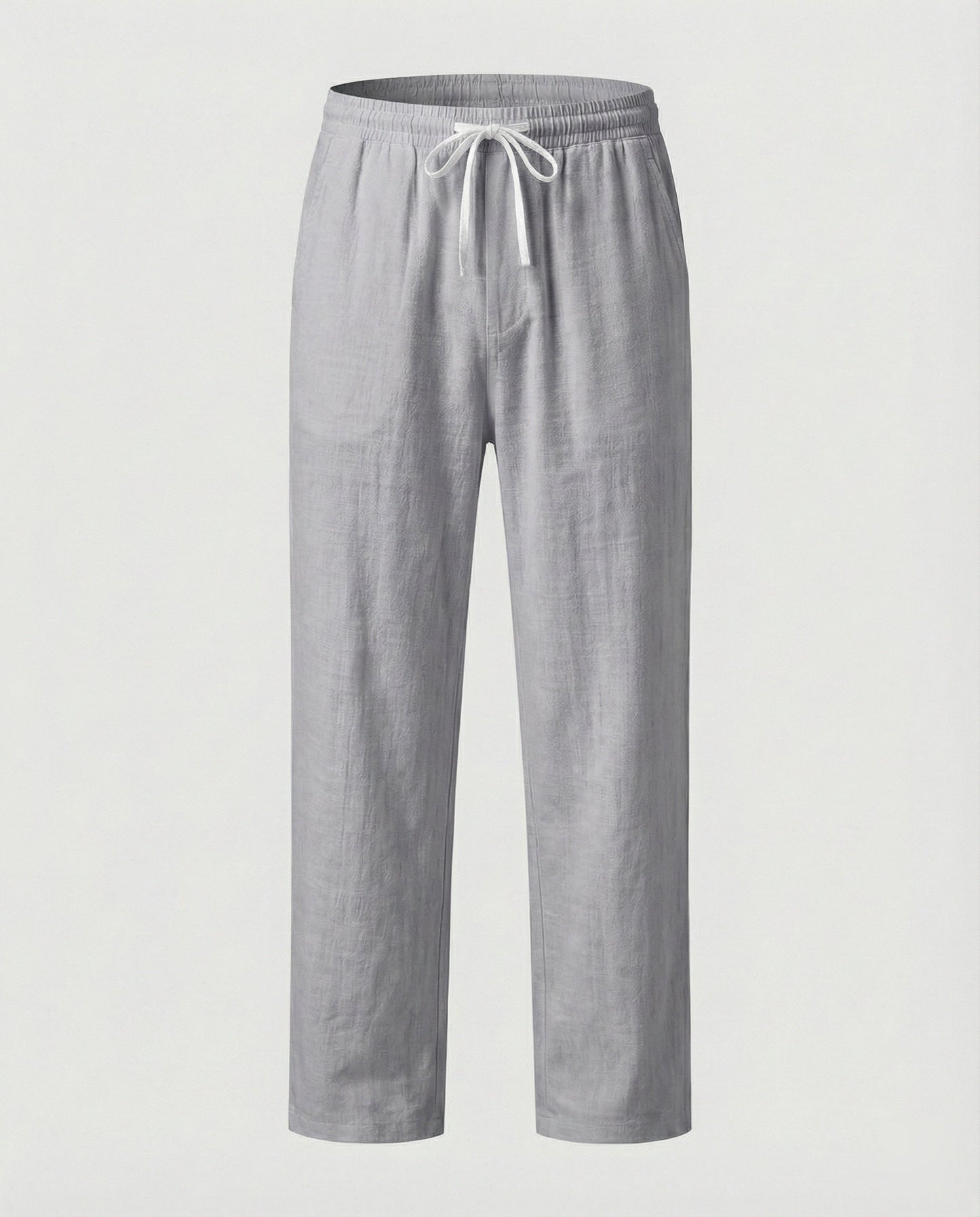 Pantaloni Lino Uomo Vestibilità Comoda