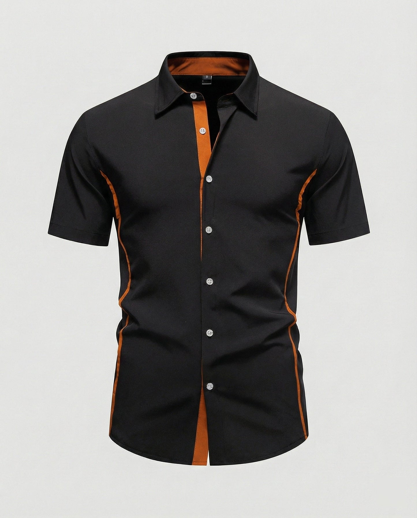 Camicia Uomo Manica Corta Stile Moderno