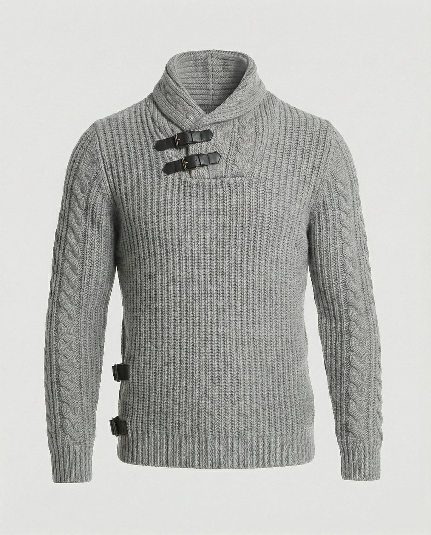 Maglione Uomo Maglia Asimmetrica Stile Casual