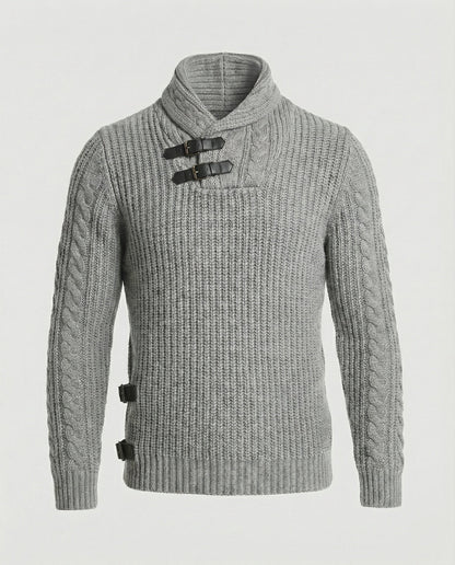 Maglione Uomo Maglia Asimmetrica Stile Casual
