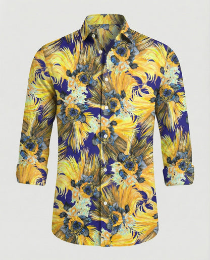 Camicia Uomo Business Manica Lunga Rigata Slim Fit