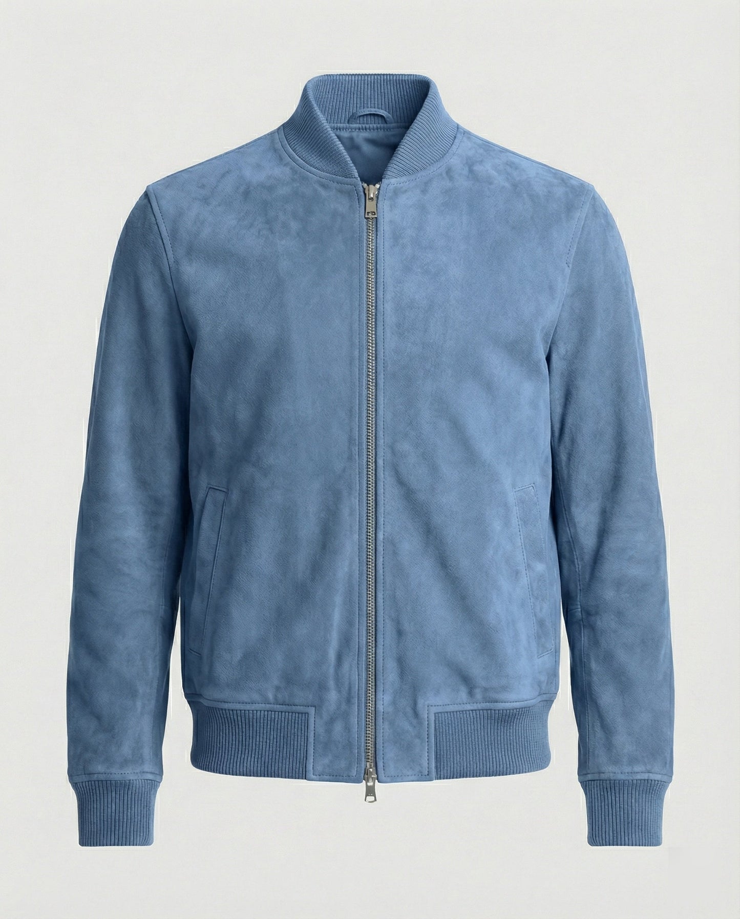 Giacca Bomber Uomo Effetto Pelle Casual