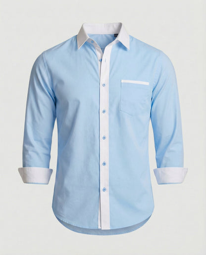 Camicia Uomo Business Collo Kent Classica