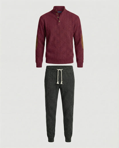 Completo Uomo Maglia con Collo Alto