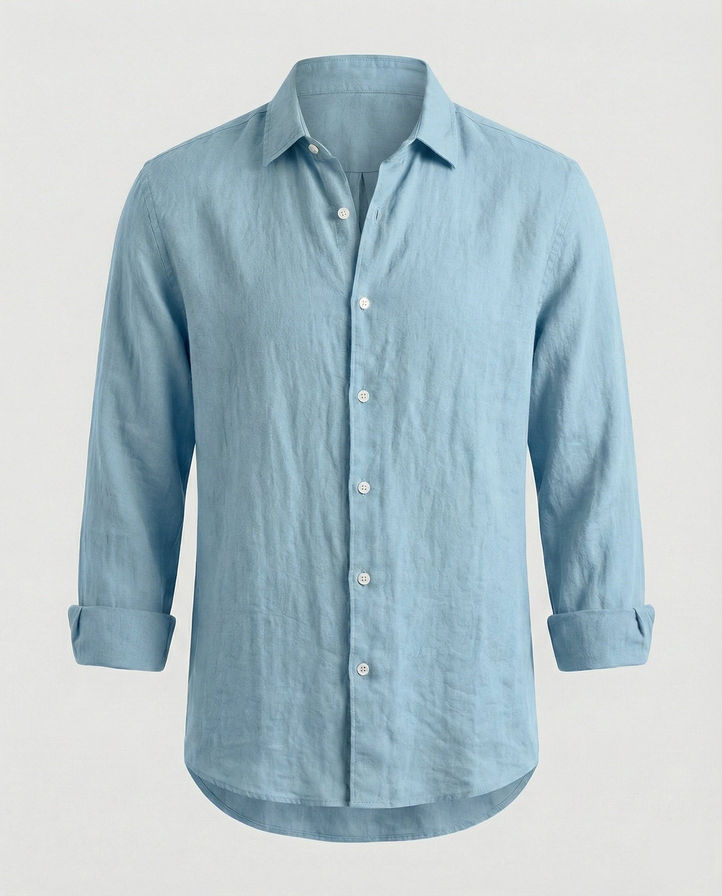 Camicia Uomo Lino Colletto Kent Estiva