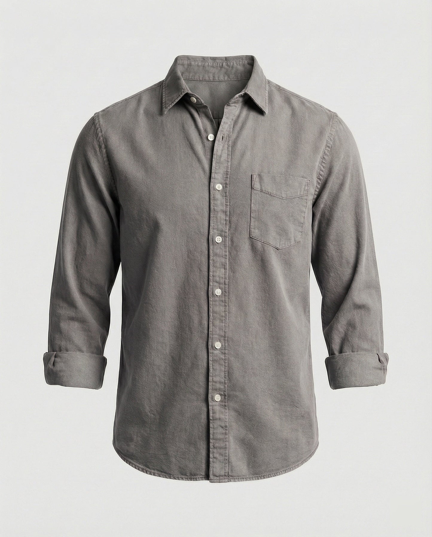 Camicia Uomo Manica Lunga Classica con Taschino