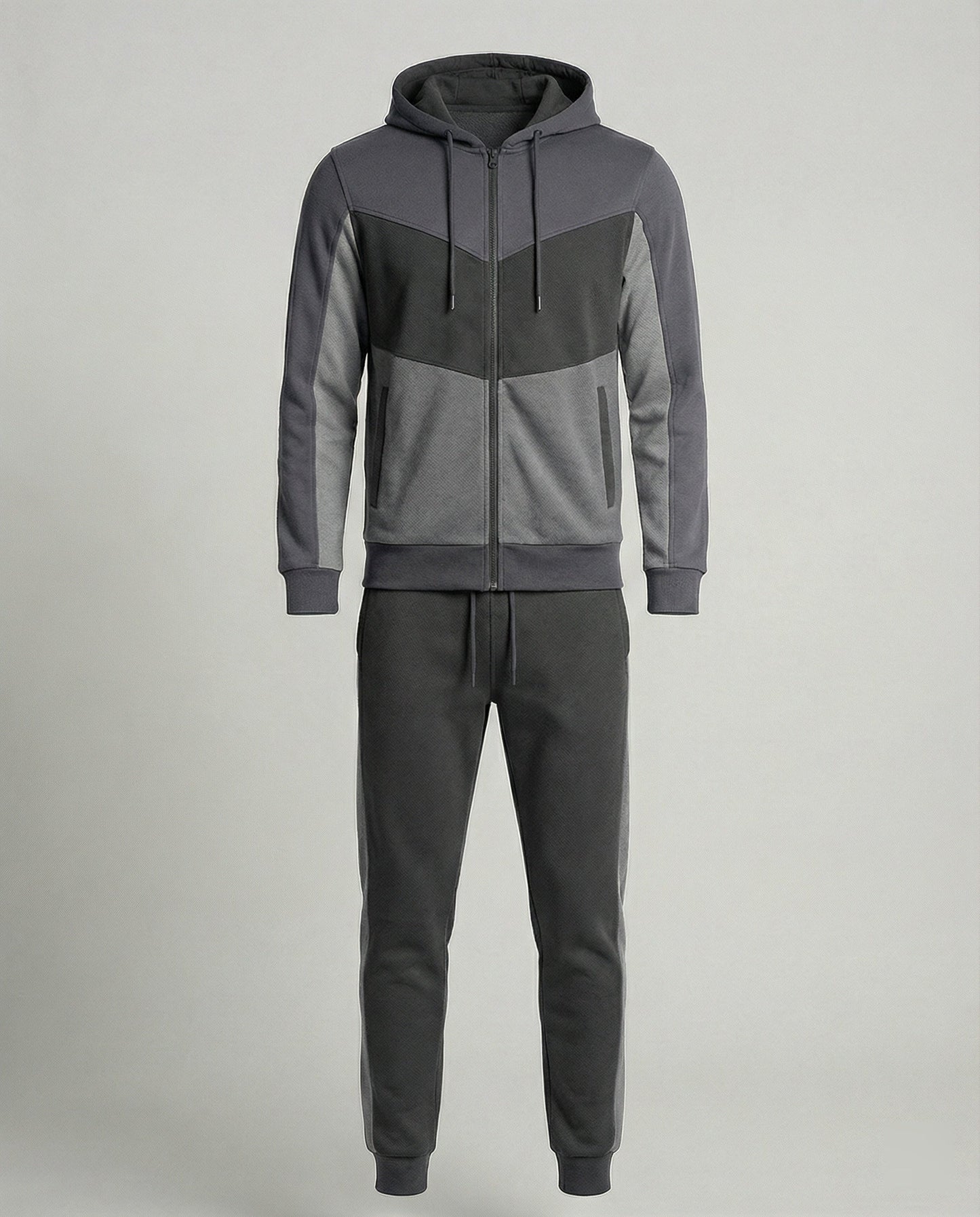 Tuta Sportiva Uomo con Cappuccio e Pantaloni Jogging