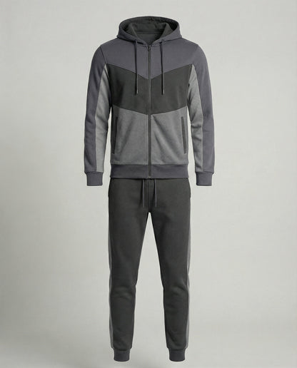 Tuta Sportiva Uomo con Cappuccio e Pantaloni Jogging