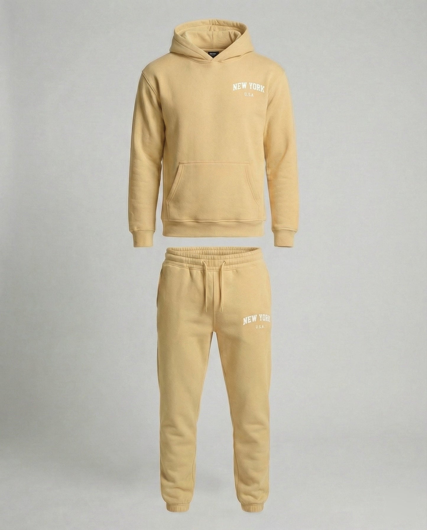 Tuta Jogging Uomo Felpa con Cappuccio Pantaloni Comodi