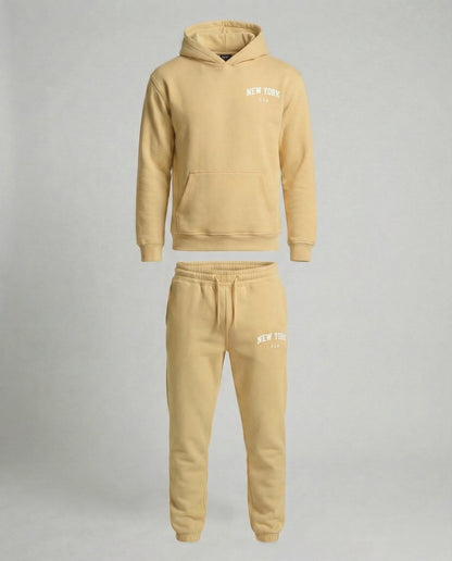 Tuta Jogging Uomo Felpa con Cappuccio Pantaloni Comodi