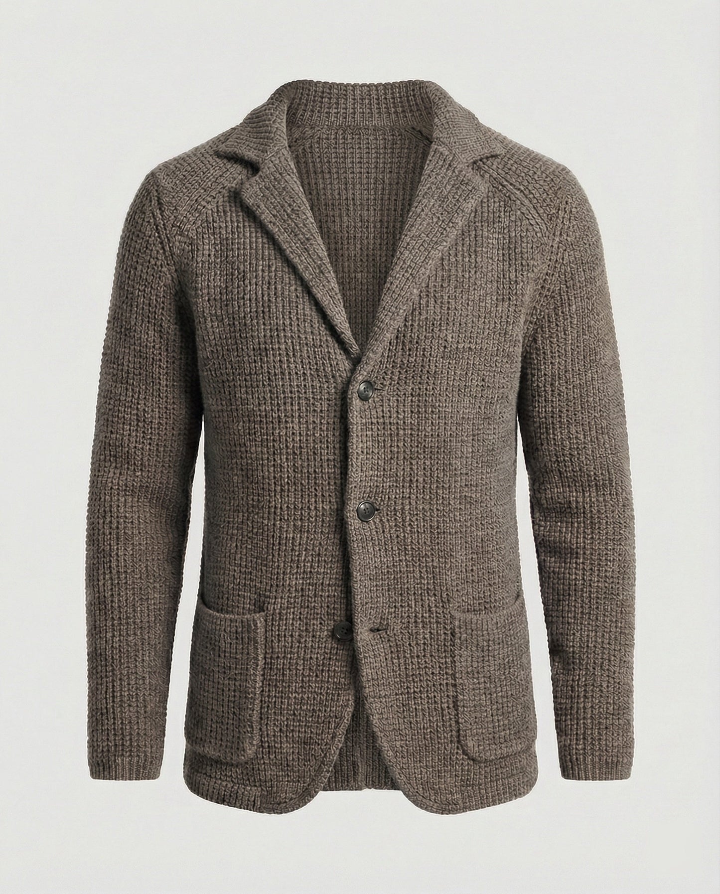 Blazer Uomo in Maglia con Colletto a Risvolto - Brentozzi