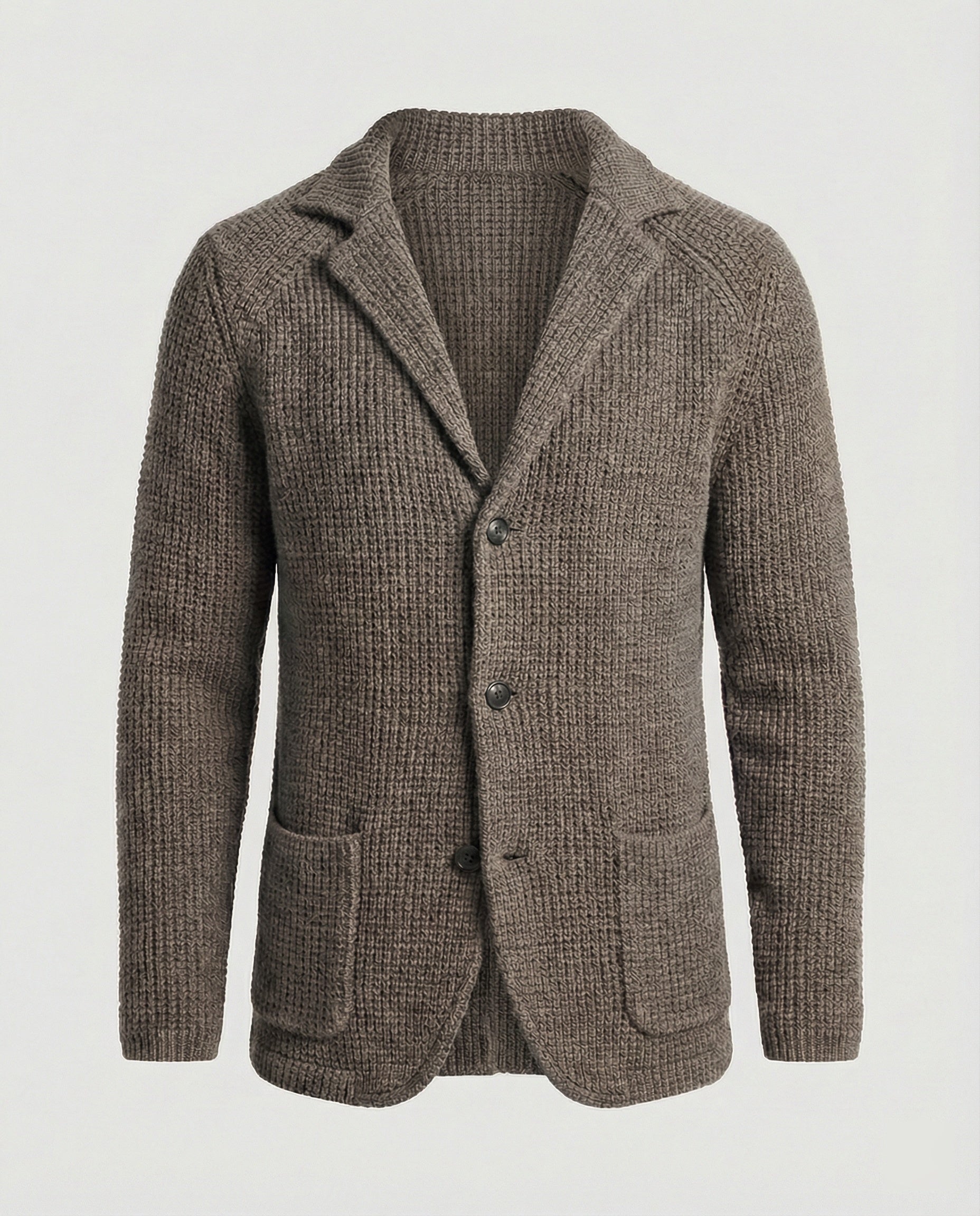 Blazer Uomo in Maglia con Colletto a Risvolto - Brentozzi