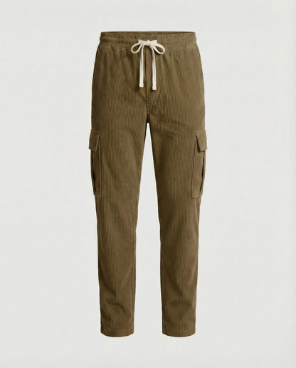 Pantaloni Cargo Uomo con Vita Elastica