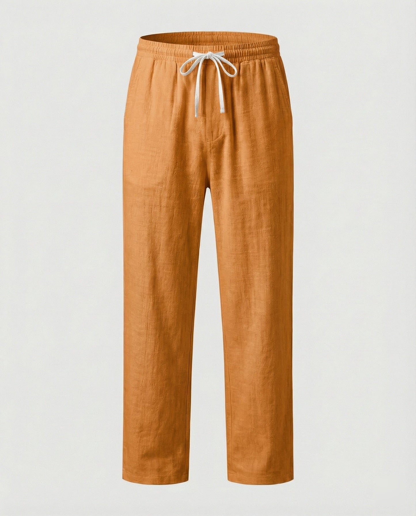 Pantaloni Lino Uomo Vestibilità Comoda