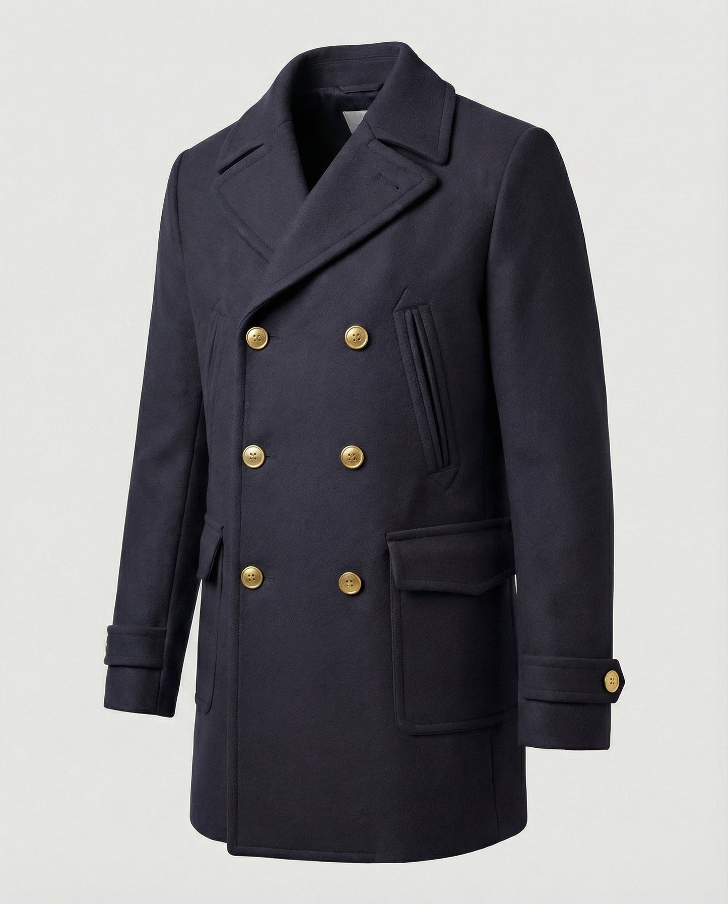 Cappotto Uomo in Lana Elegante Doppio Petto